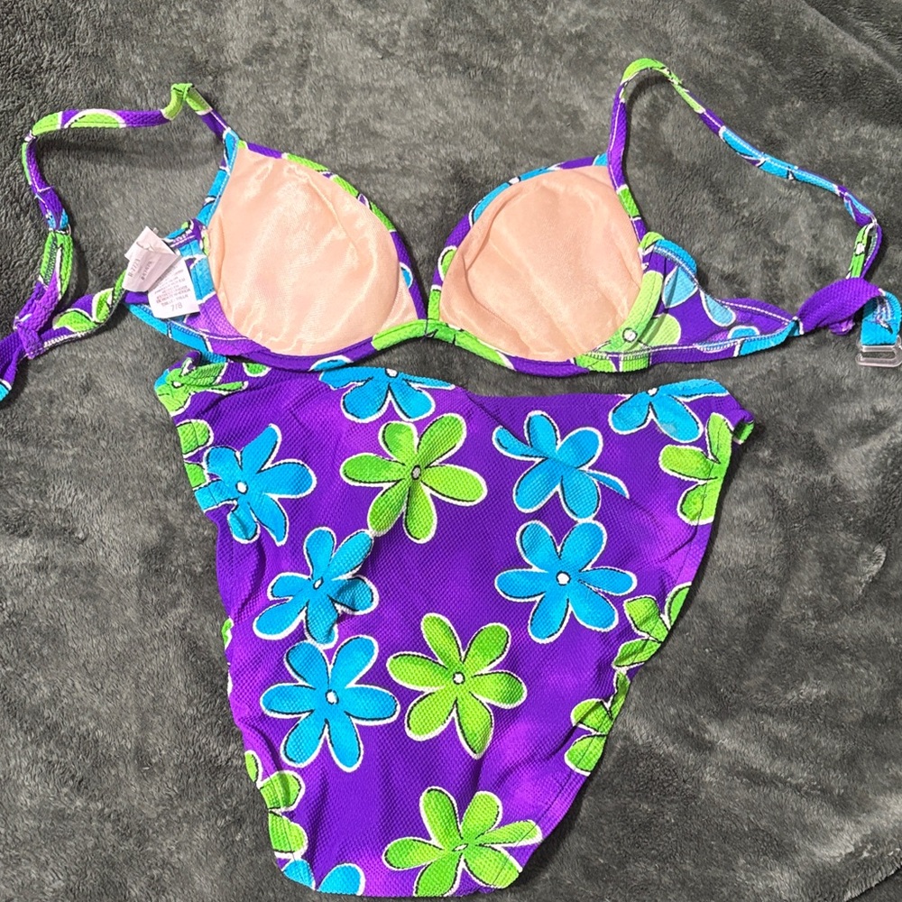 90s swimsuit size 7/8 - Picture 2 of 4